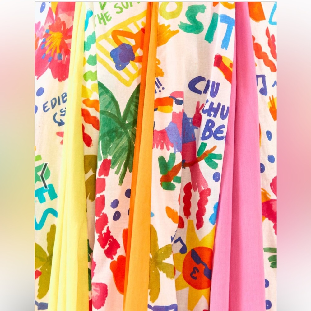 Farm Rio Good Wibes Maxi Dress size M